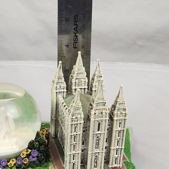 Temple Square Salt Lake City Ut Snow Globe Waterball Vintage Collectable Christ - Picture 10 of 10